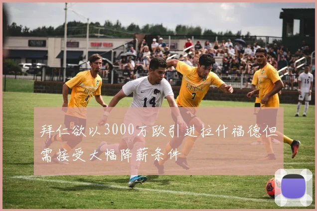 拜仁欲以3000万欧引进拉什福德但需接受大幅降薪条件