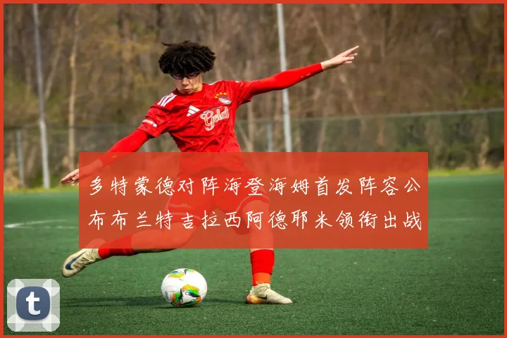 多特蒙德对阵海登海姆首发阵容公布布兰特吉拉西阿德耶米领衔出战